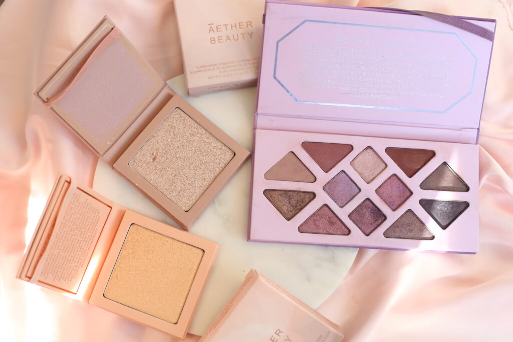 aether beauty eyeshadow palette review