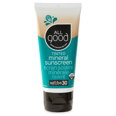 All good tinted mineral sunscreen