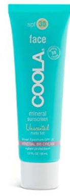 COOLA Mineral Face Matte Tint Sunscreen Moisturizer SPF 30 