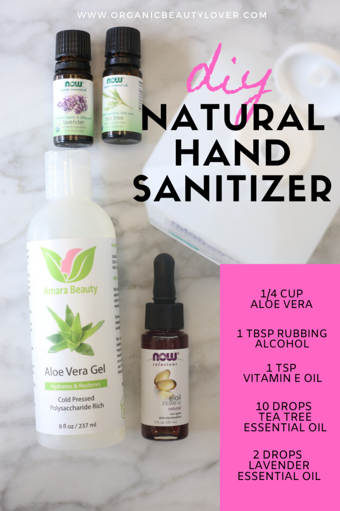 diy natural hand sanitizer