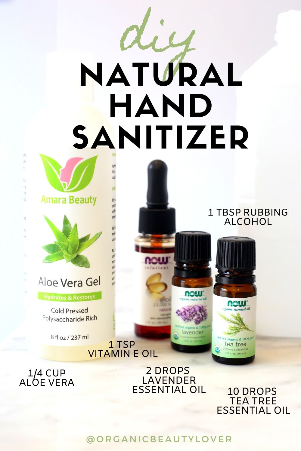 How To Make Natural Hand Sanitizer Organic Beauty Lover