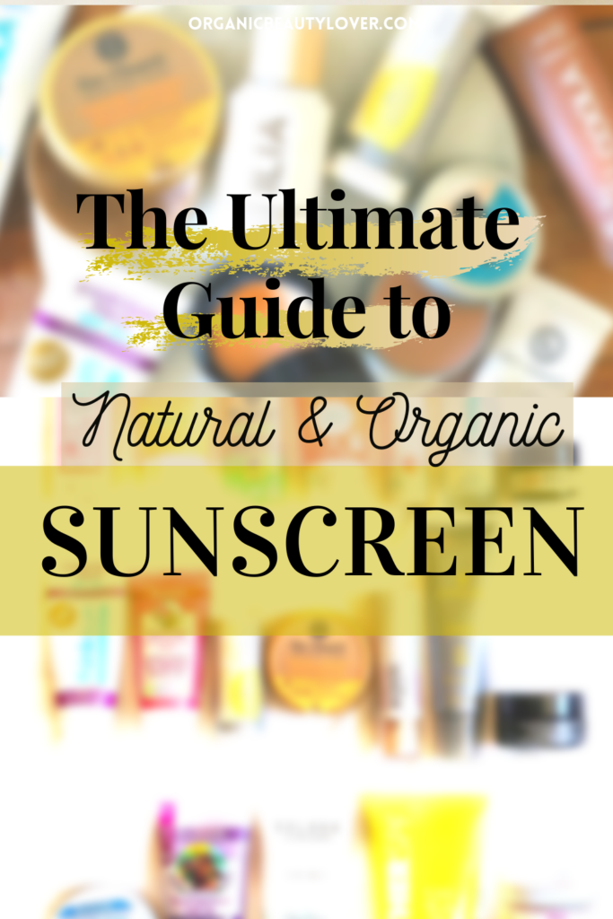 Organic sunscreen shopping guide