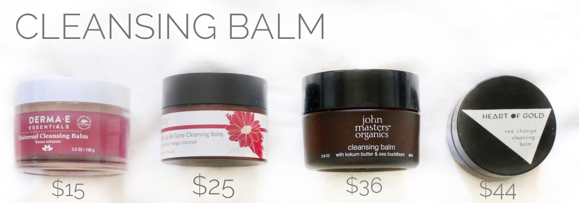 Best organic cleansing balms