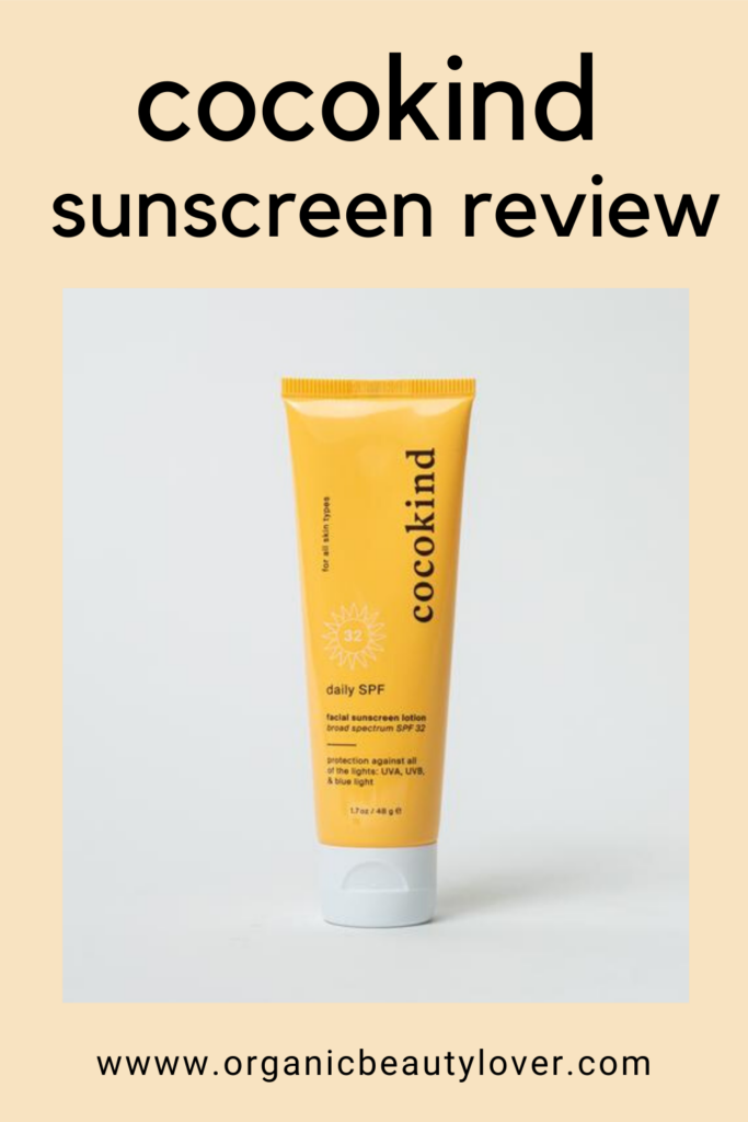 Cocokind sunscreen review