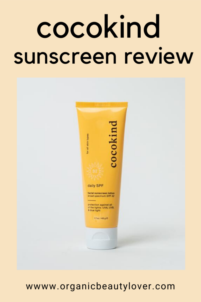 cocokind tinted sunscreen