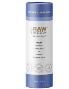 Raw sugar deodorant