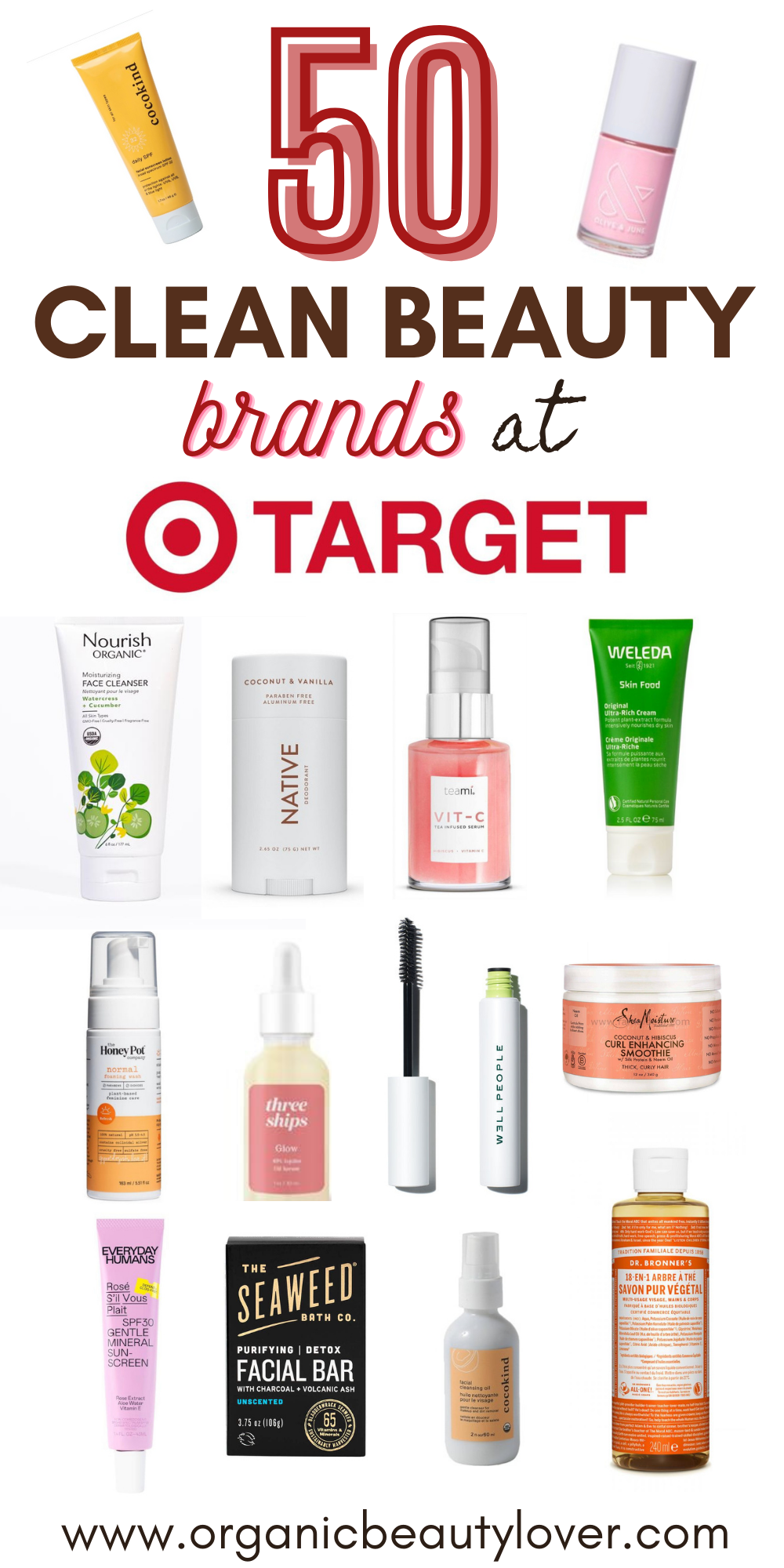 Best target clean beauty brands