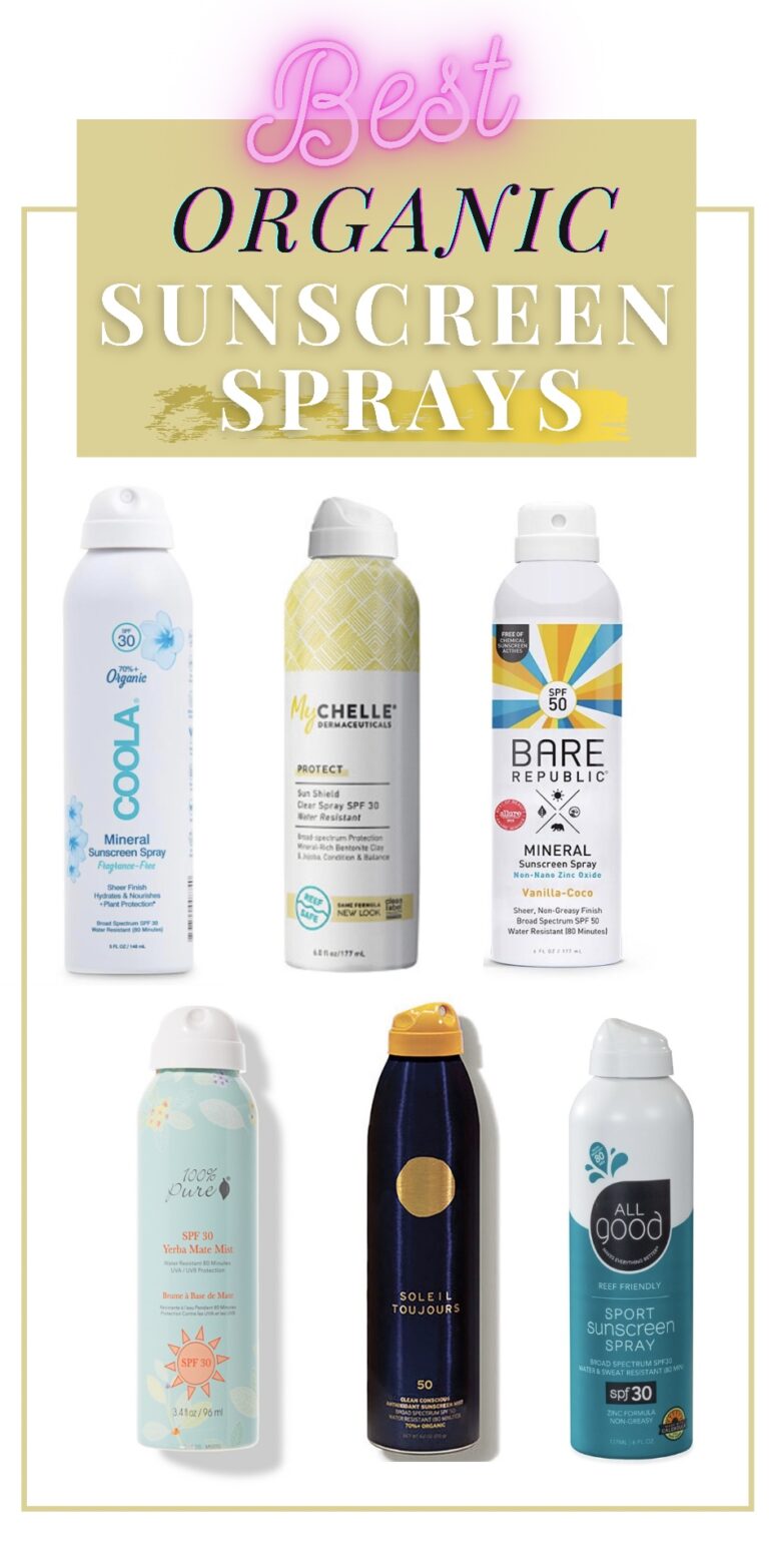 Best organic sunscreen sprays