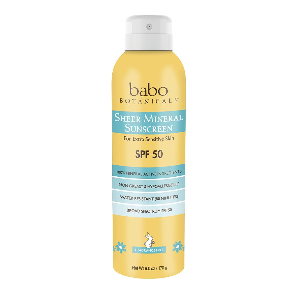 Babo sheer mineral sunscreen spf 50