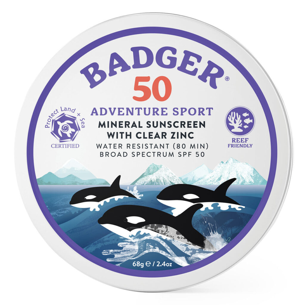 Badger SPF 50 Adventure Sport Mineral Sunscreen Tin