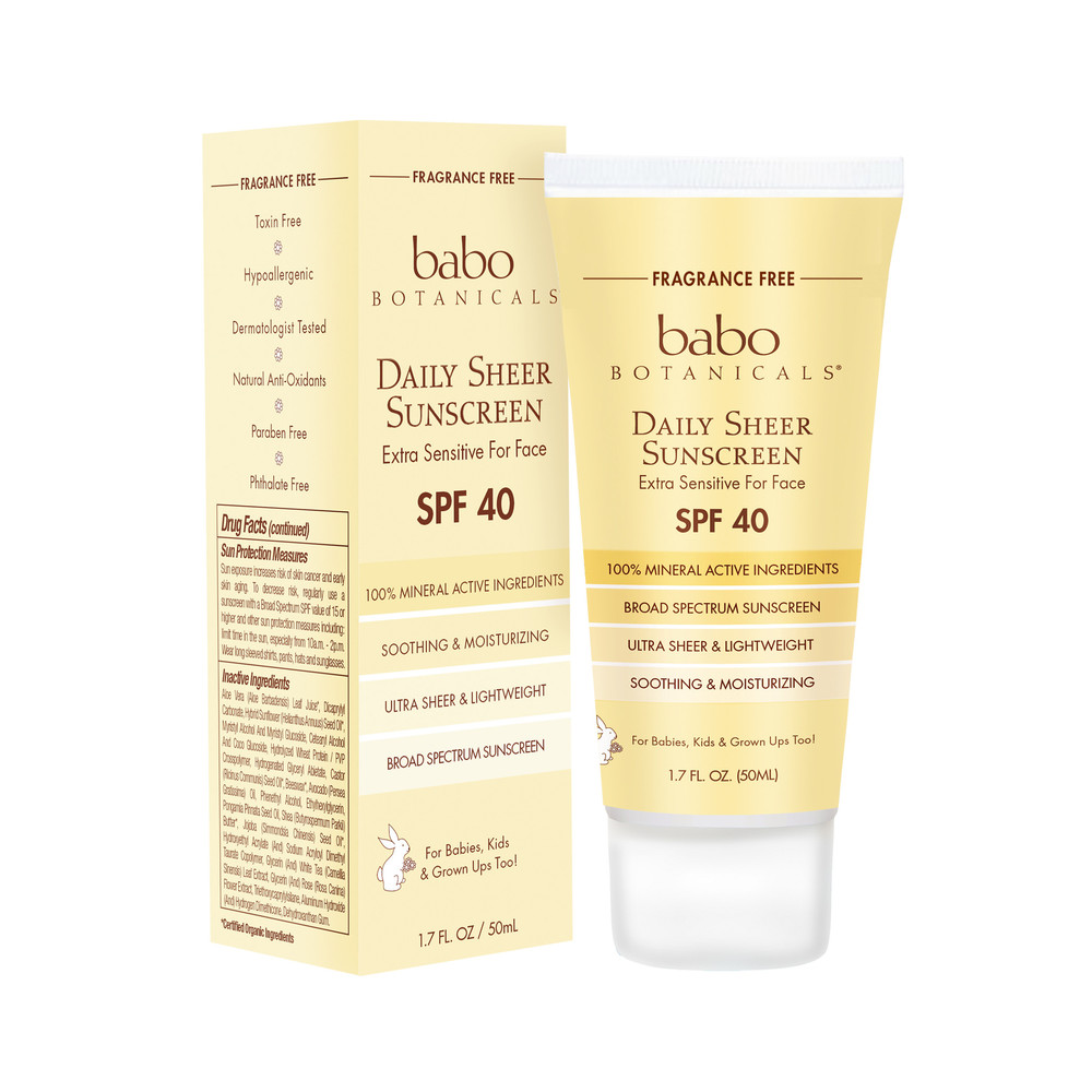 Babo Botanicals Daily Sheer Facial Sunscreen