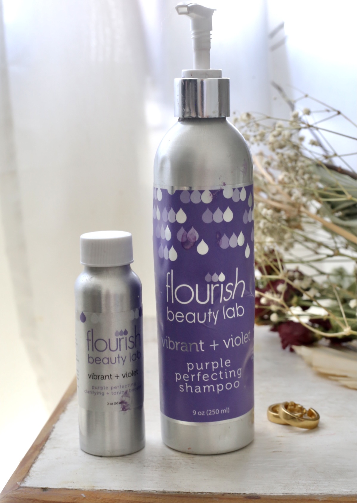 Flourish purple shampoo