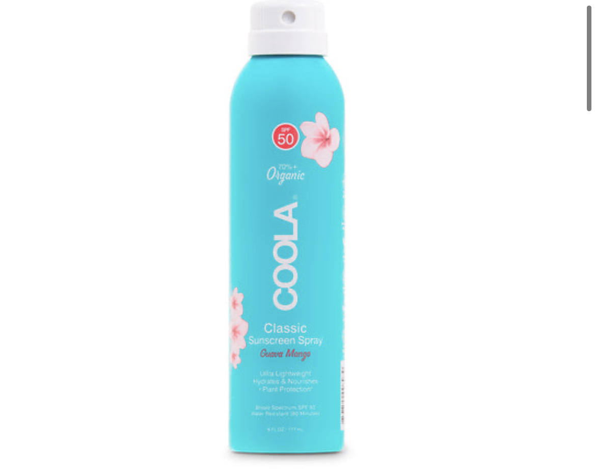 coola sunscreen spray ingredients