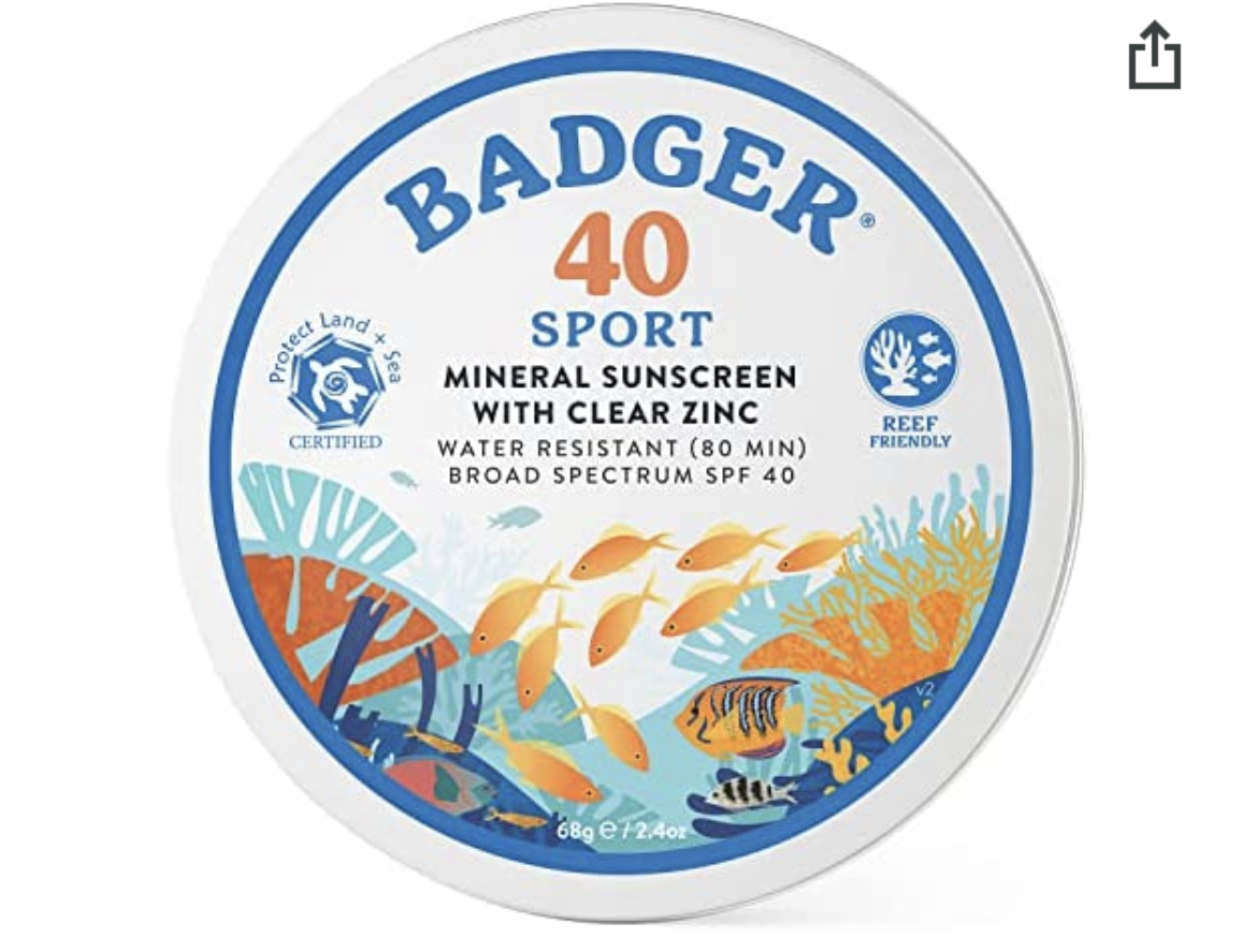 Badger sport sunscreen