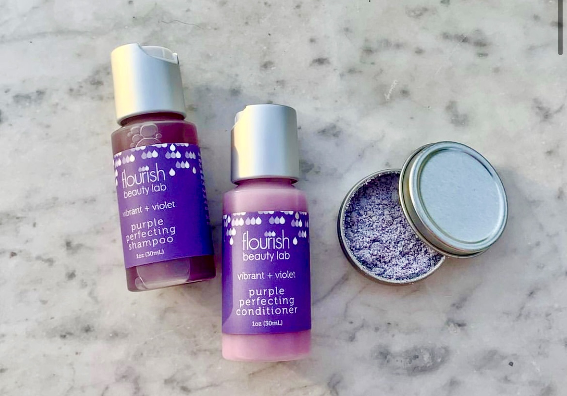 Flourish purple shampoo