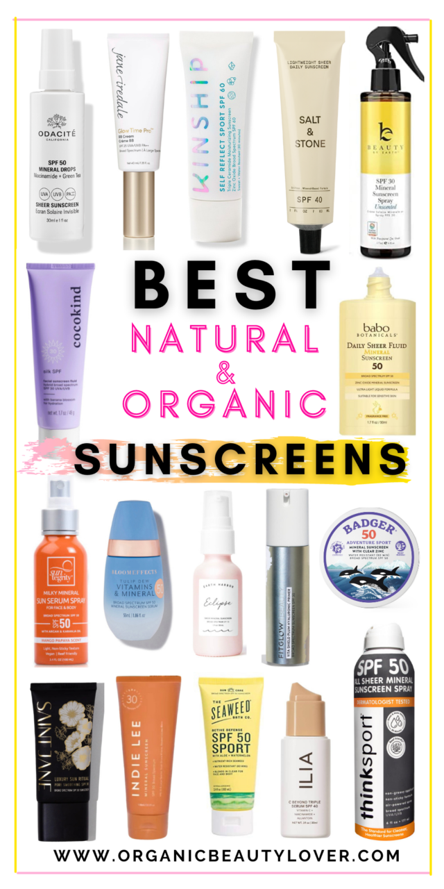 20 Best Natural And Organic Sunscreens - ORGANIC BEAUTY LOVER