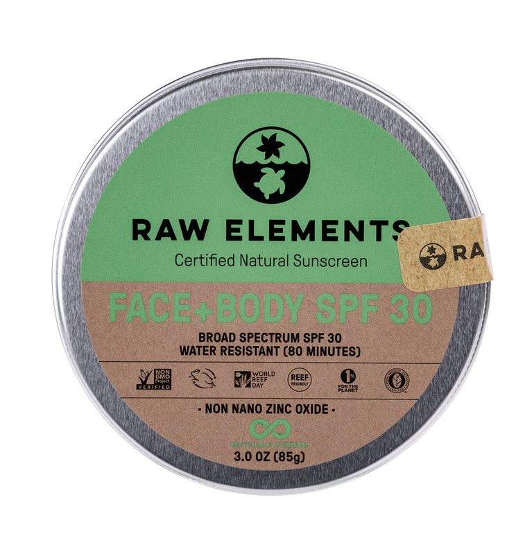 Raw elements sunscreen