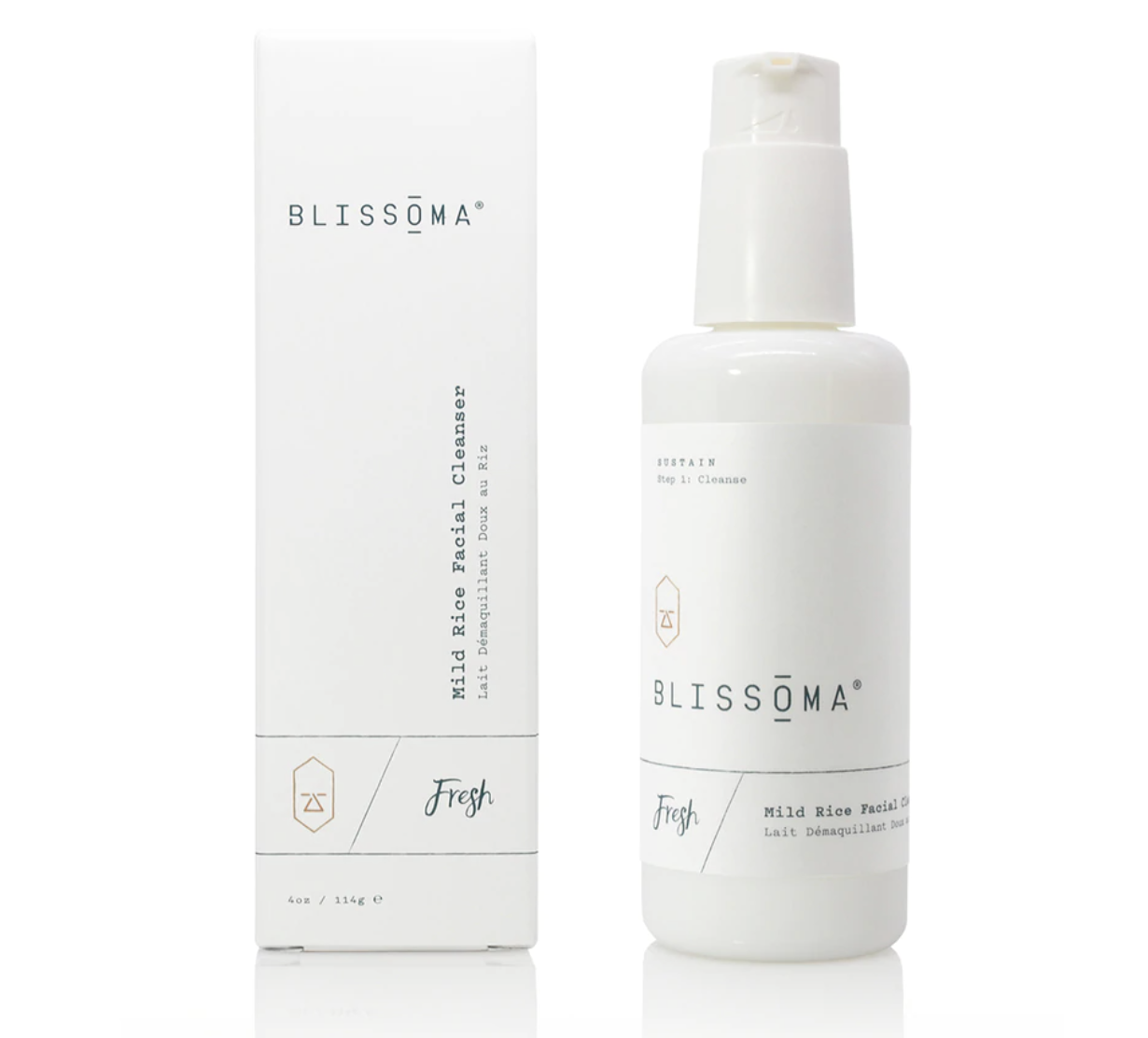 Blissoma mild rice cleanser