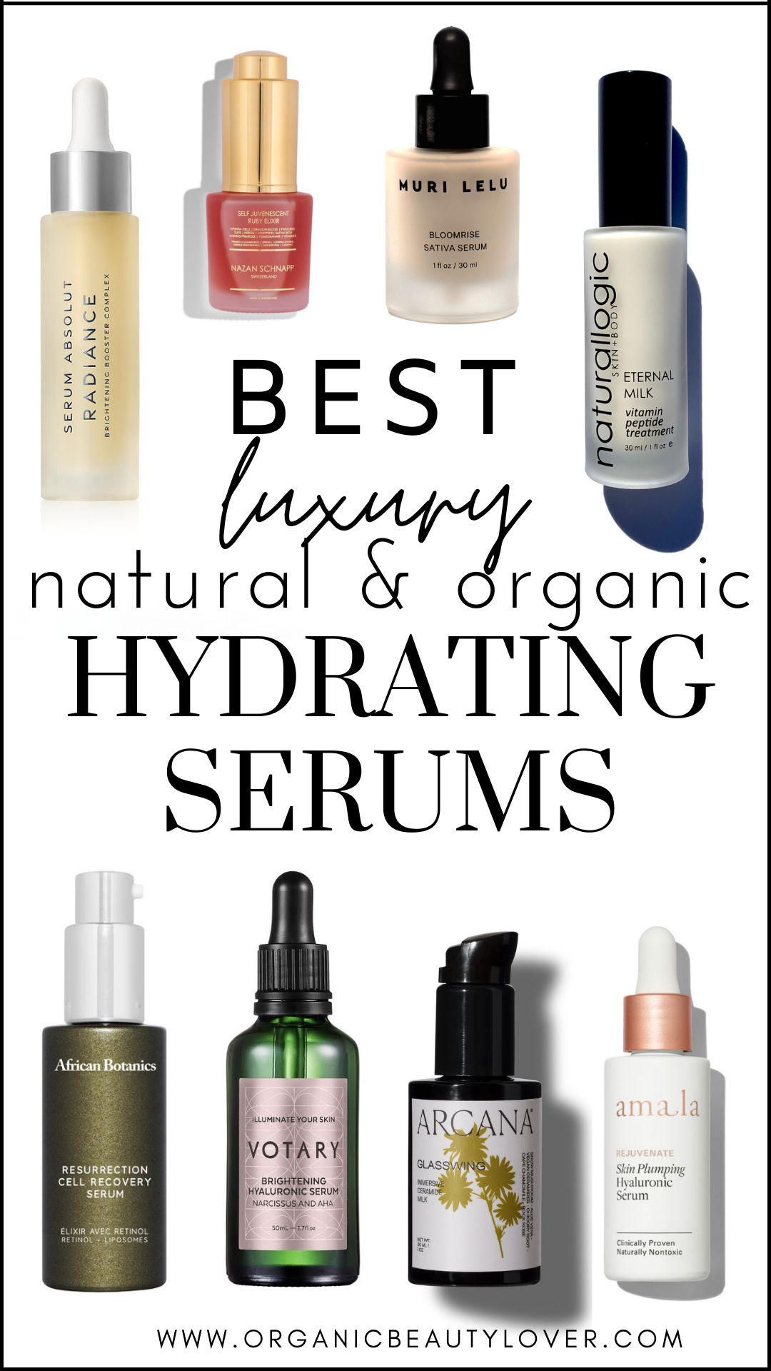 Best organic hydrating serums