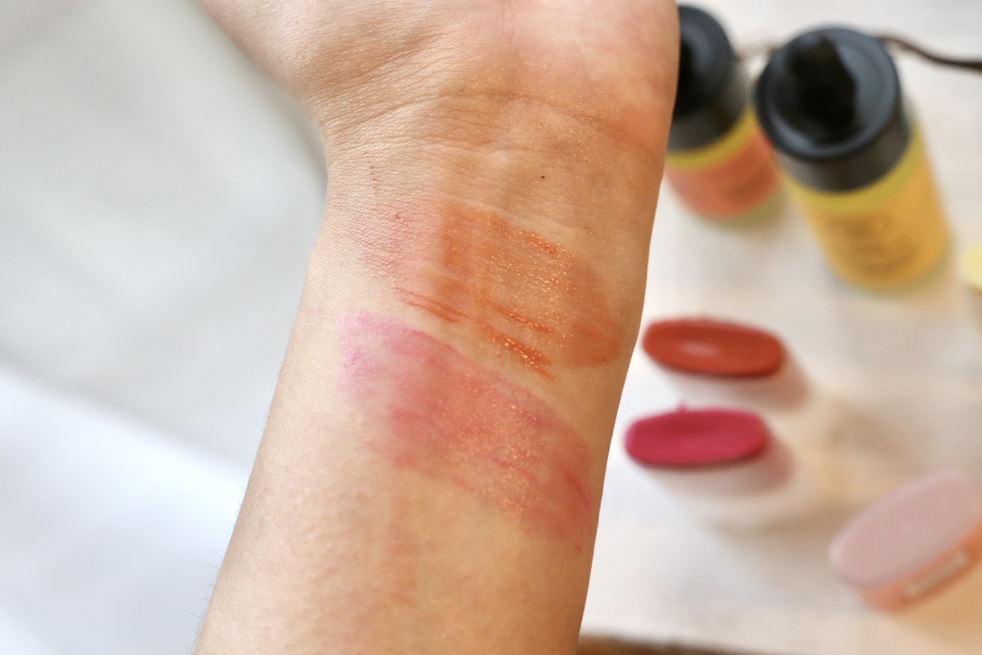 Olio e osso swatches