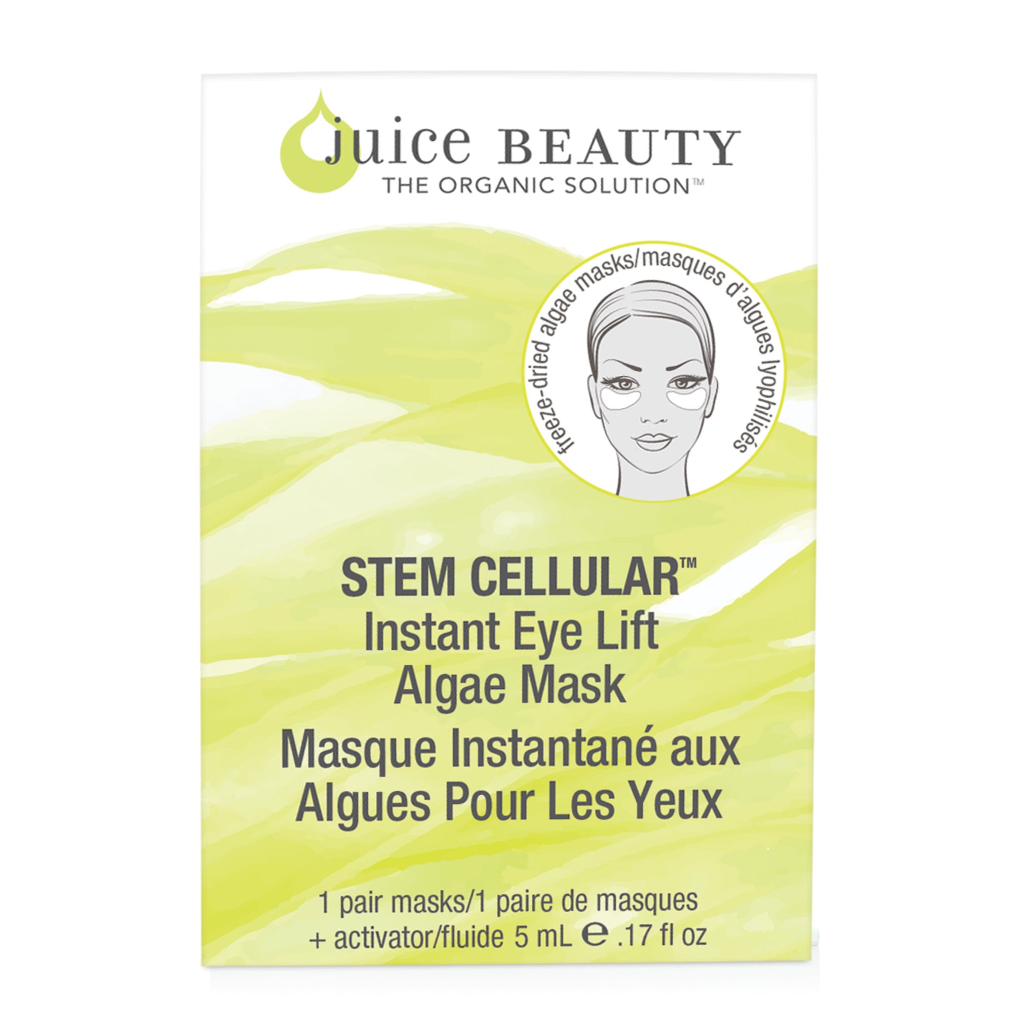 Μάσκα φυκιών Juice Beauty Stem Cellular Instant Eye Lift Mask