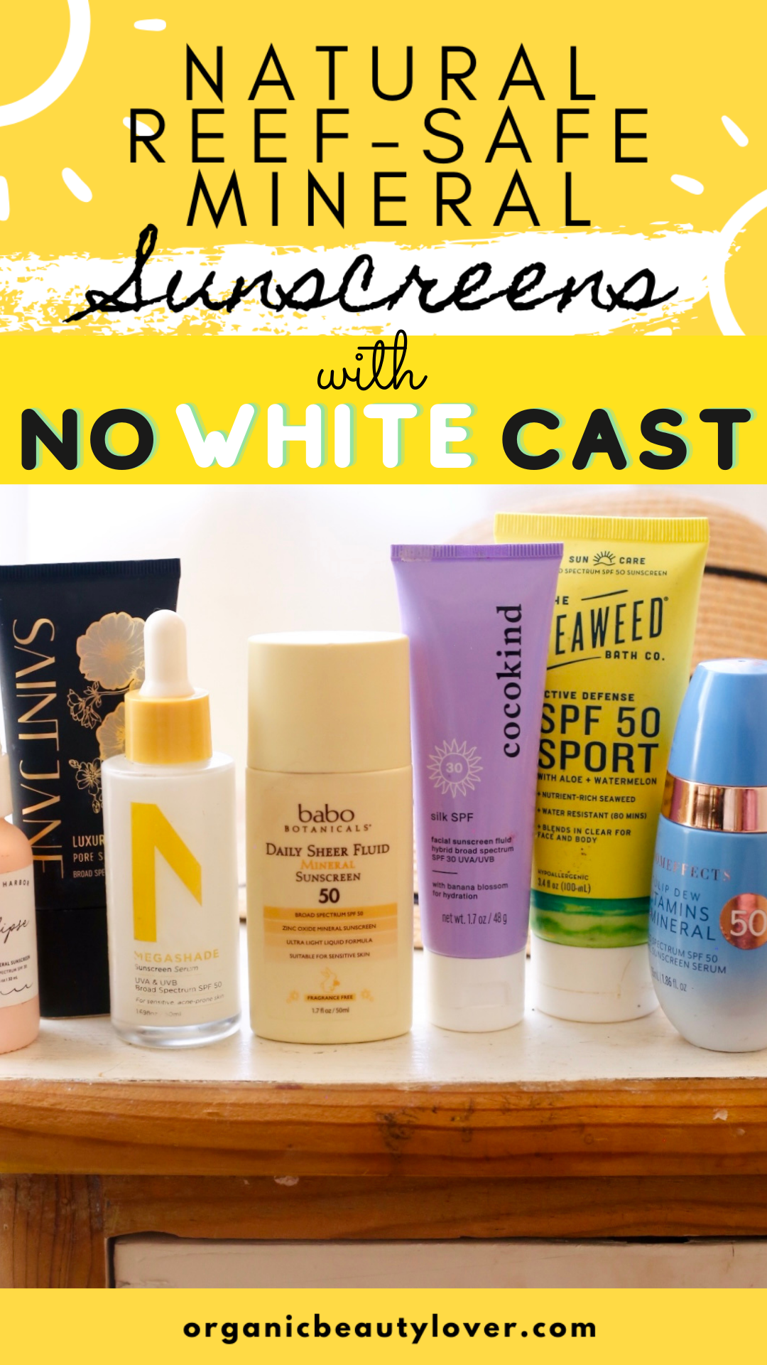 non white cast mineral sunscreen