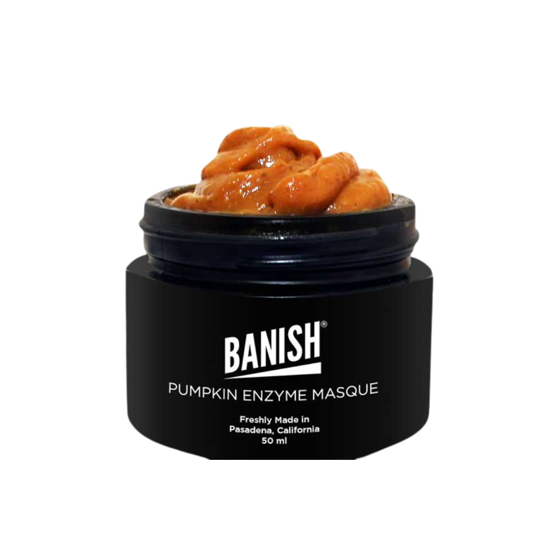 Banish pumpkin enzyme mask