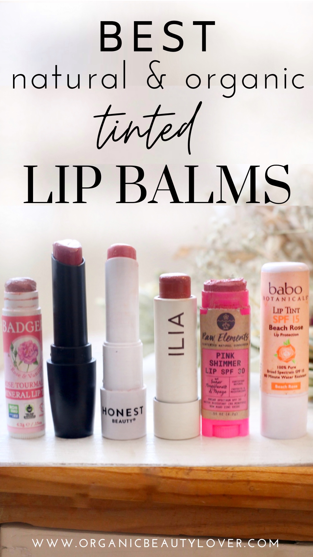 Best natural tinted lip balms