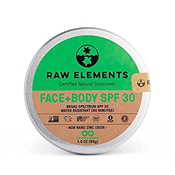 Raw elements sunscreen