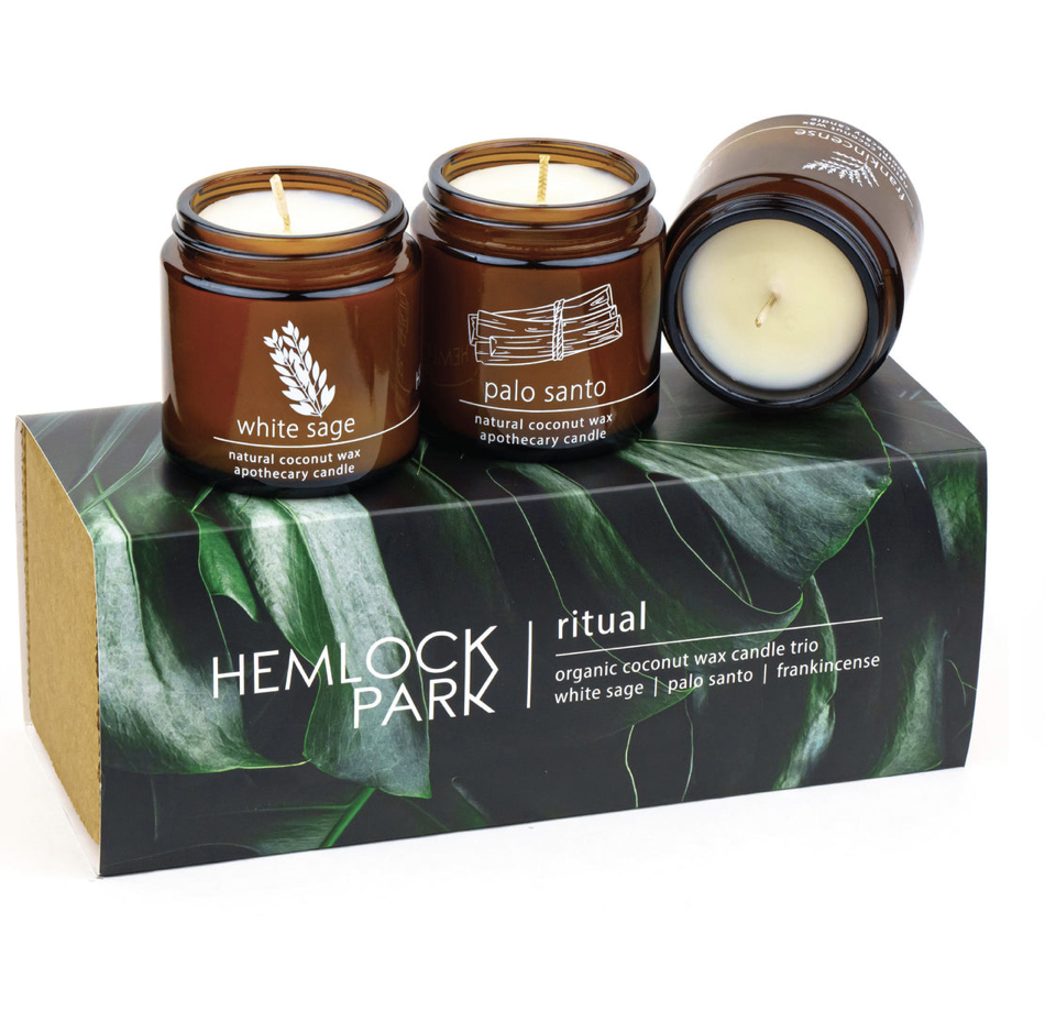 Hemlock Park Organic Candle Set
