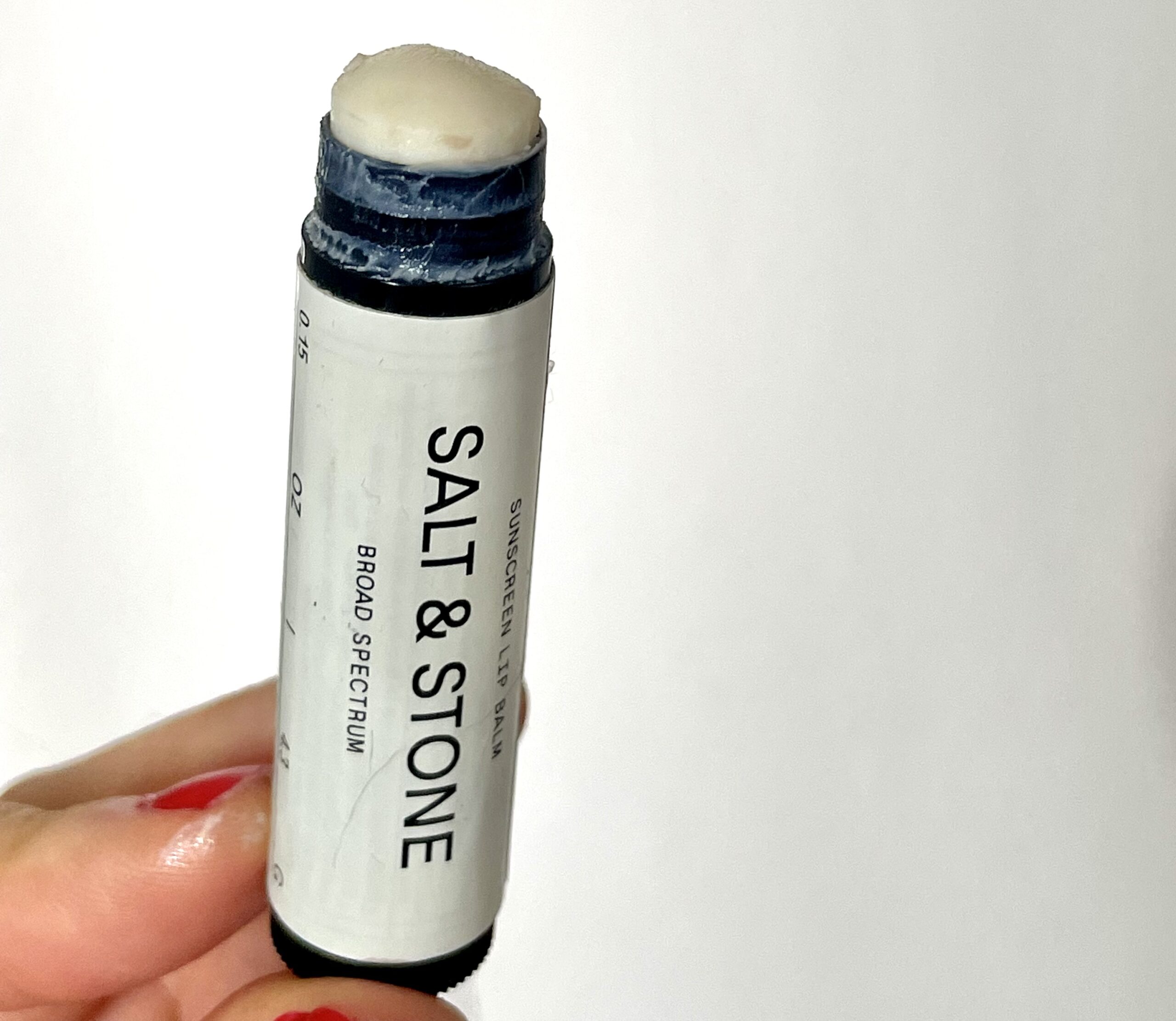 Salt and stone lip balm