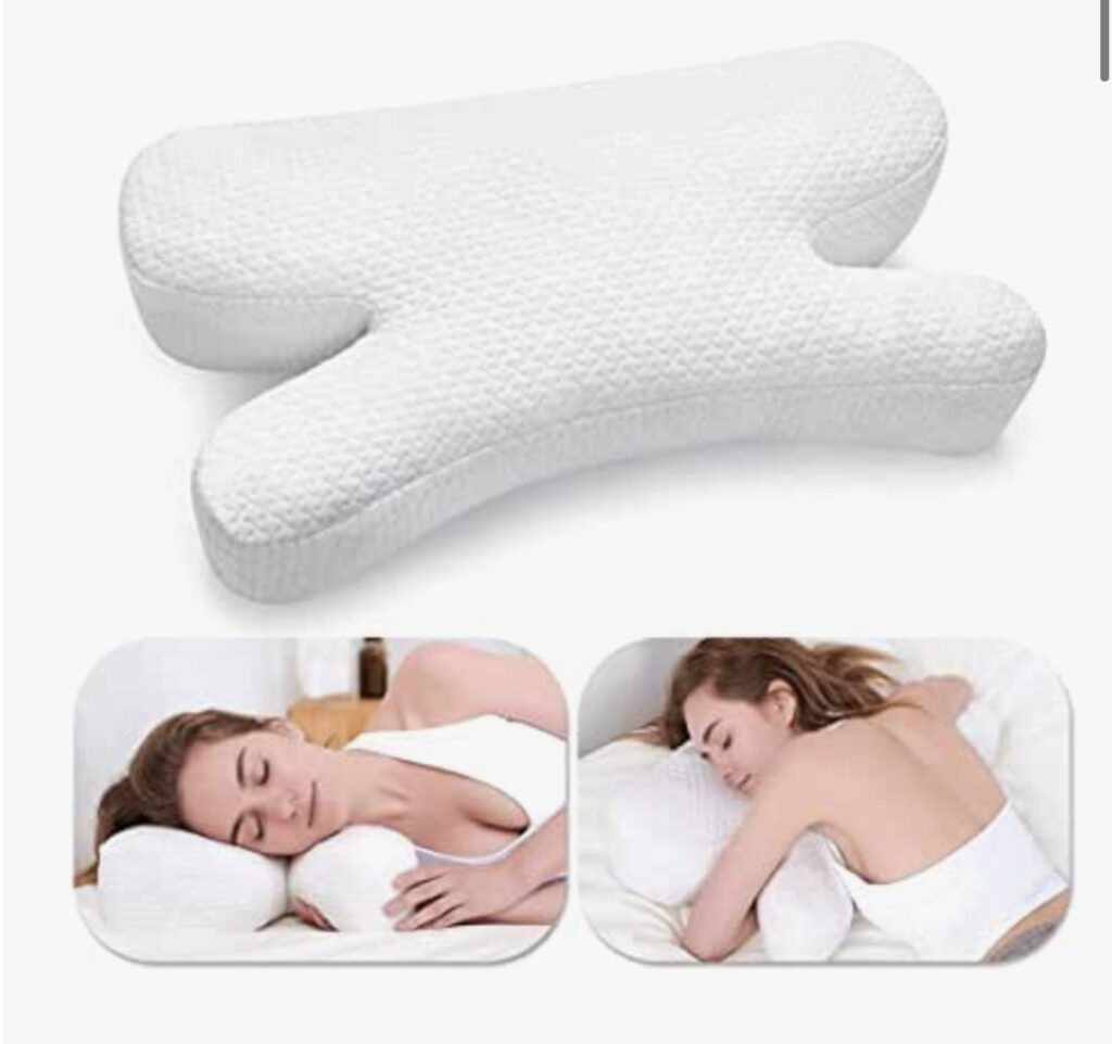 Yourfacepillow - Anti Wrinkle Anti Aging Wrinkle Prevention Acne Treatment Natural Beauty Back & Side Sleeping Pillow