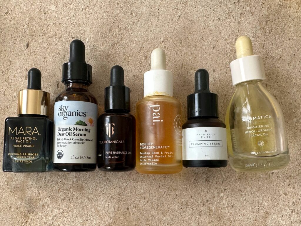 natural face oils