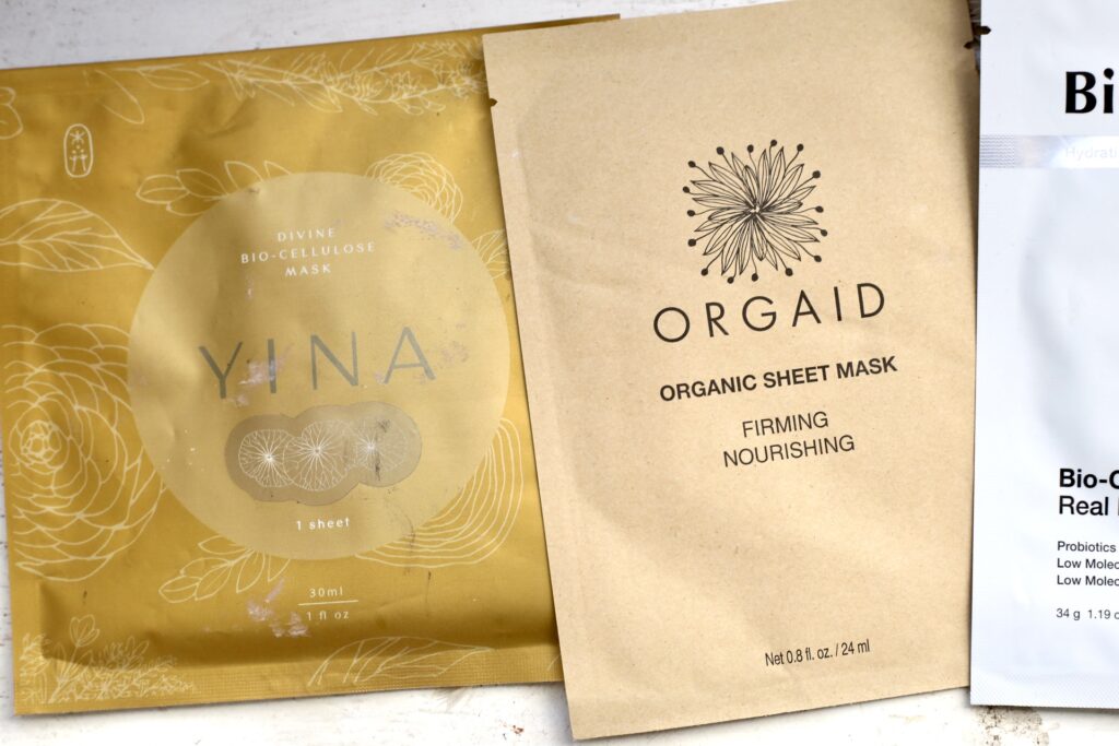 organic sheet mask