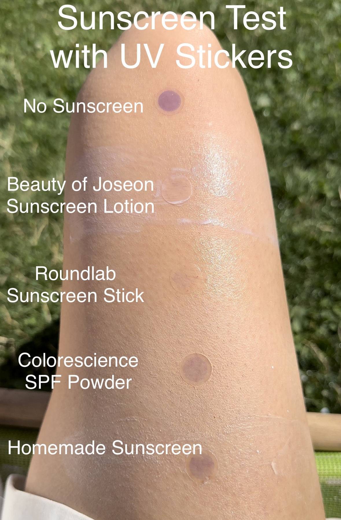 sunscreen test