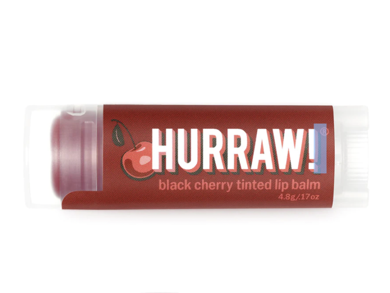 Hurraw Black Cherry Tinted Lip Balm