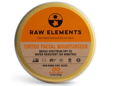 Raw Elements Tinted Facial Moisturizer All-Natural Sunscreen
