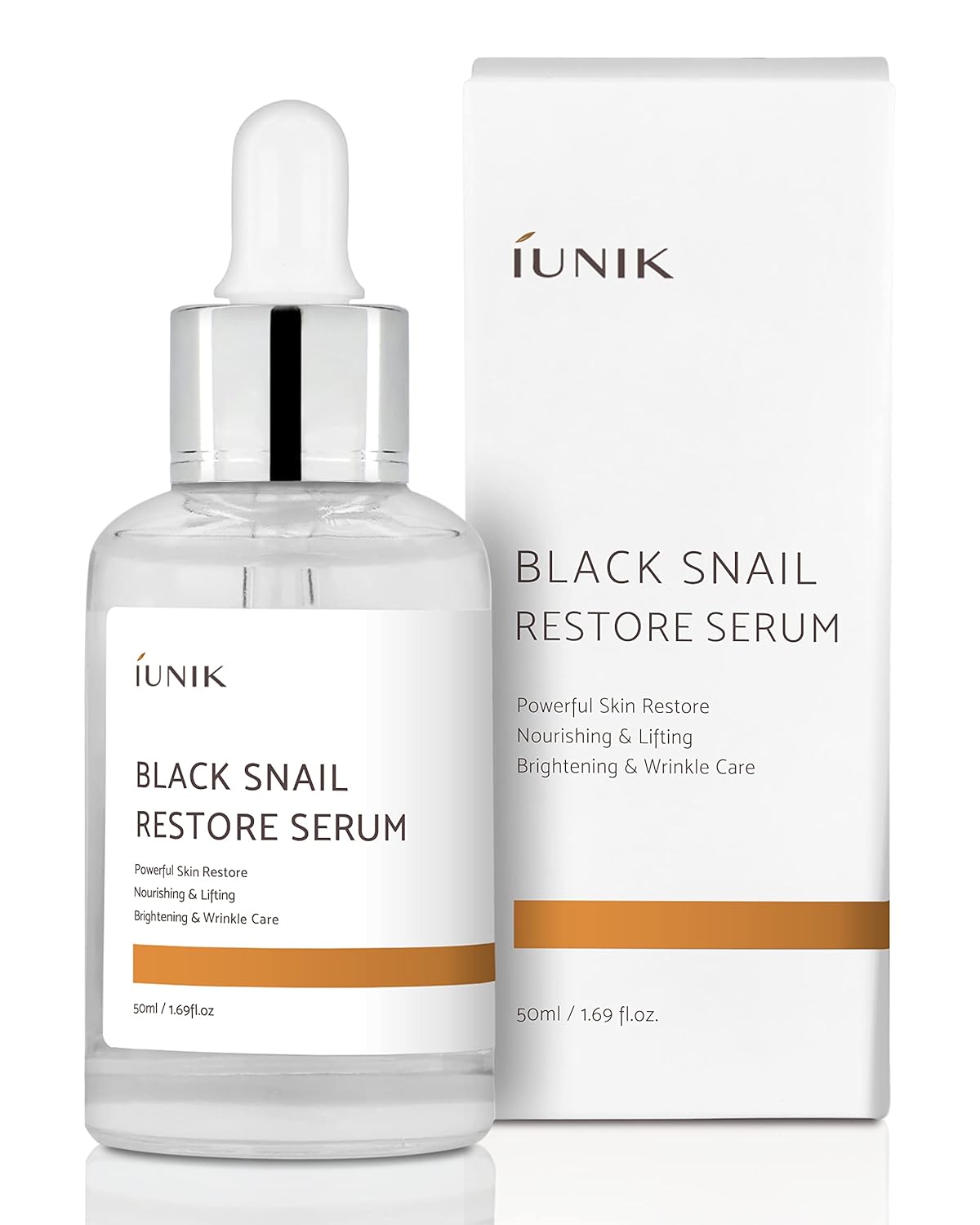 IUNIK Black Snail Mucin Restore Serum