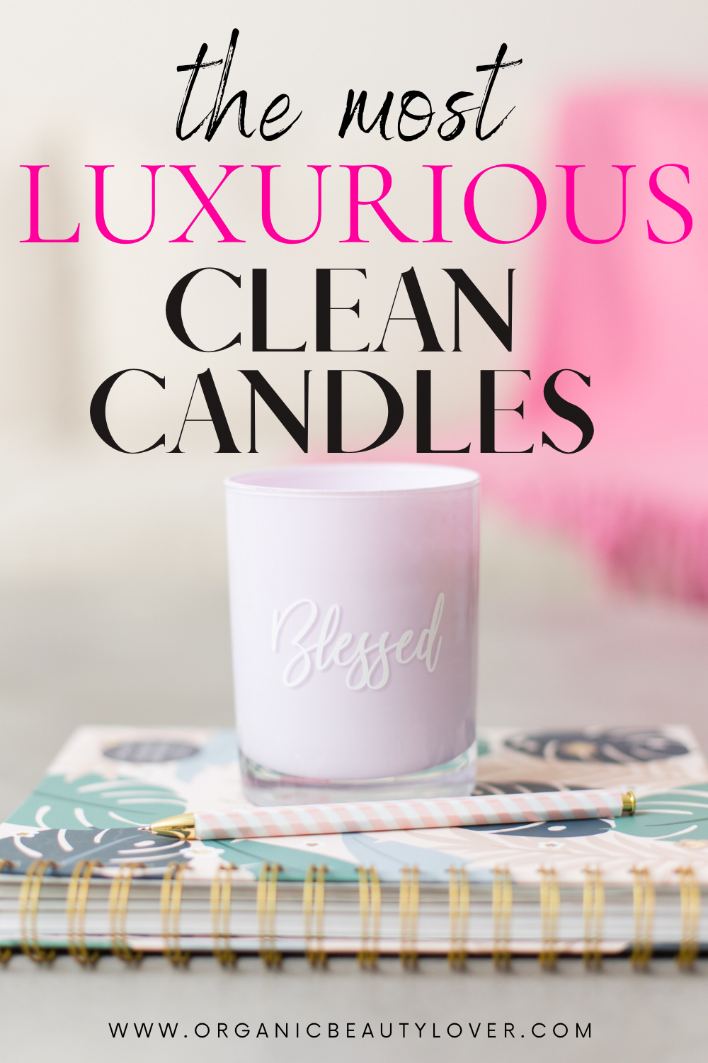 luxury natural candles