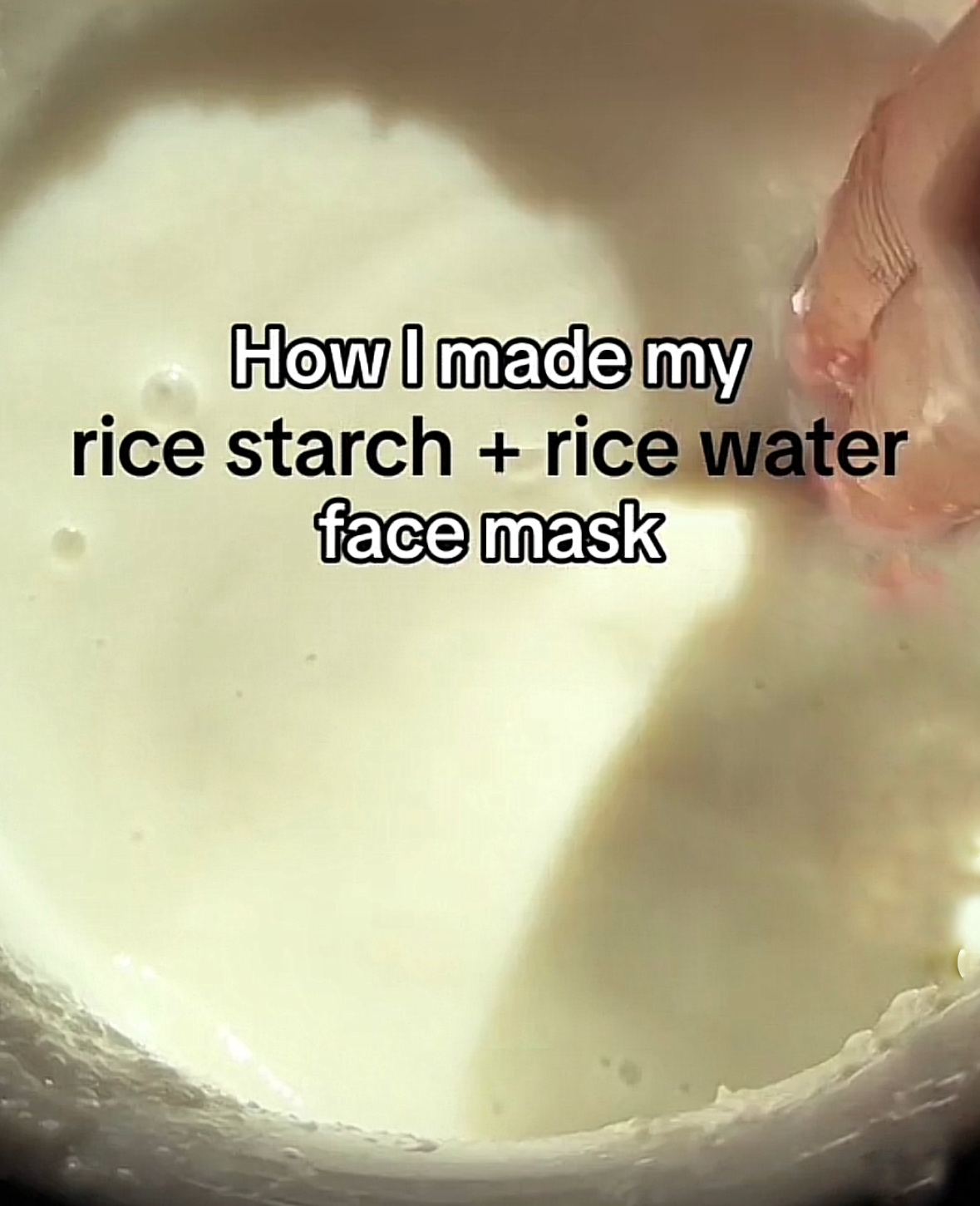 how to make rice starch