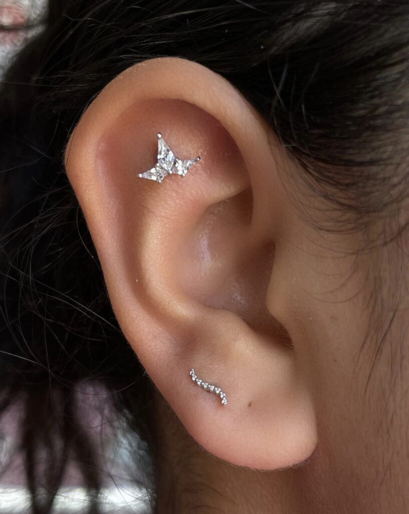 different types ear piercing