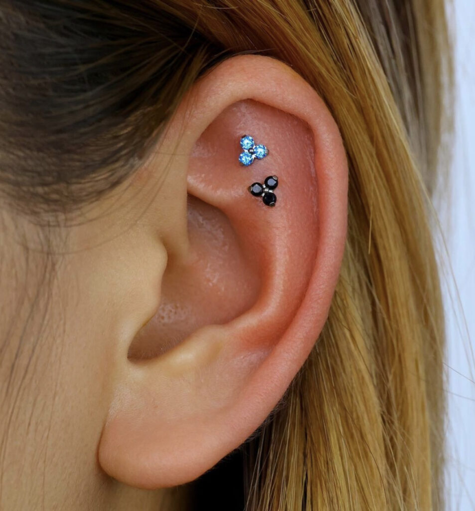 different types ear piercing