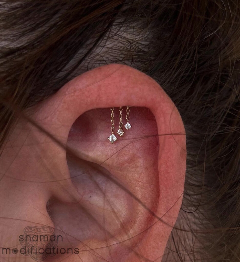 ear piercing types
