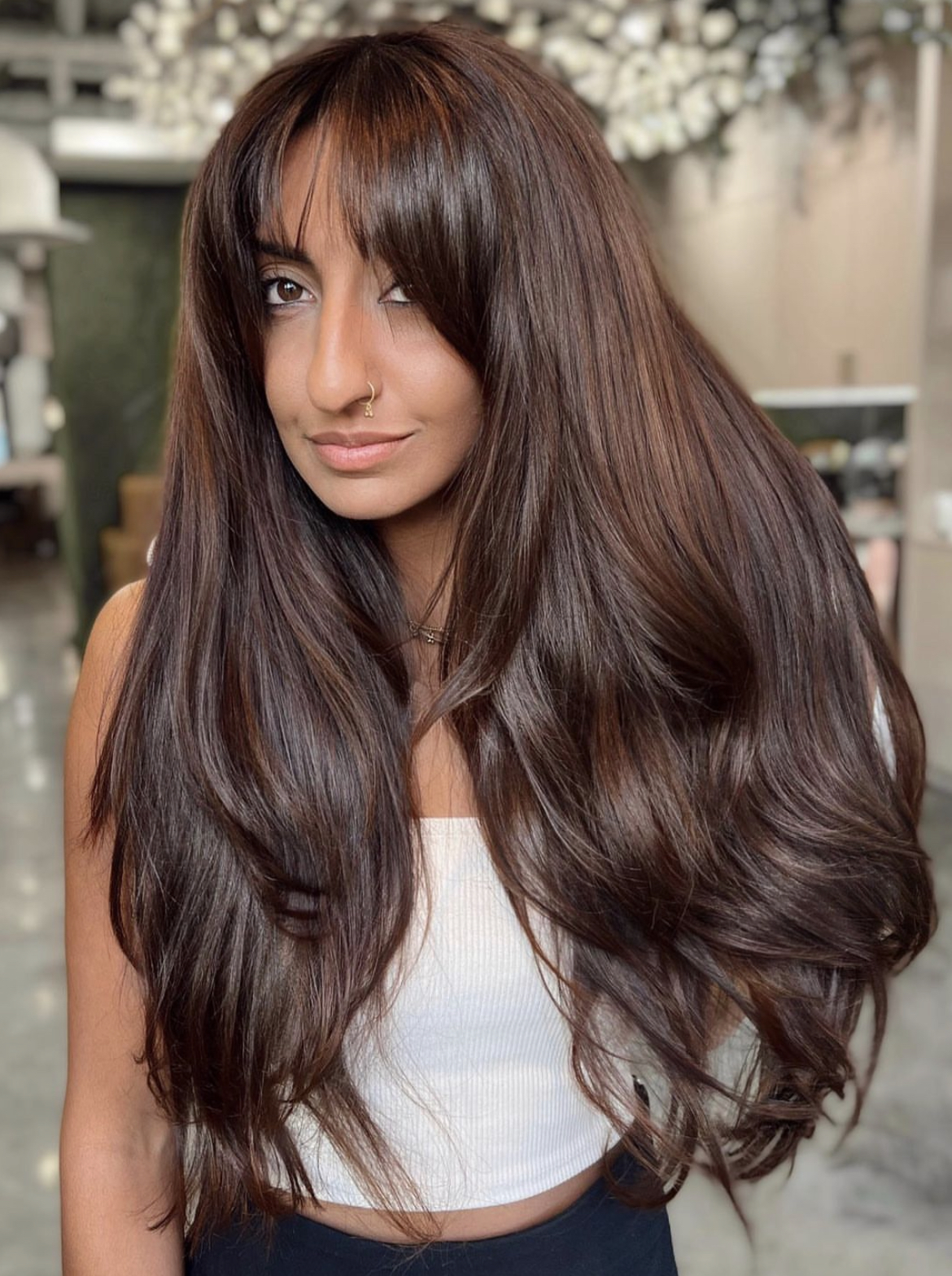 balayage asian hair