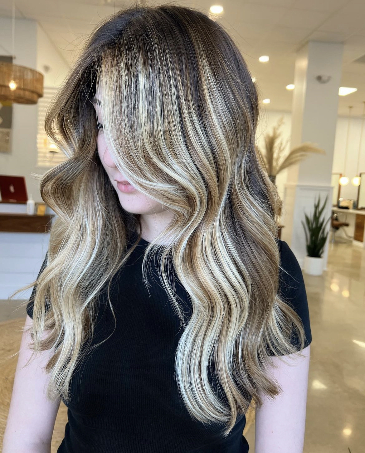 balayage brown