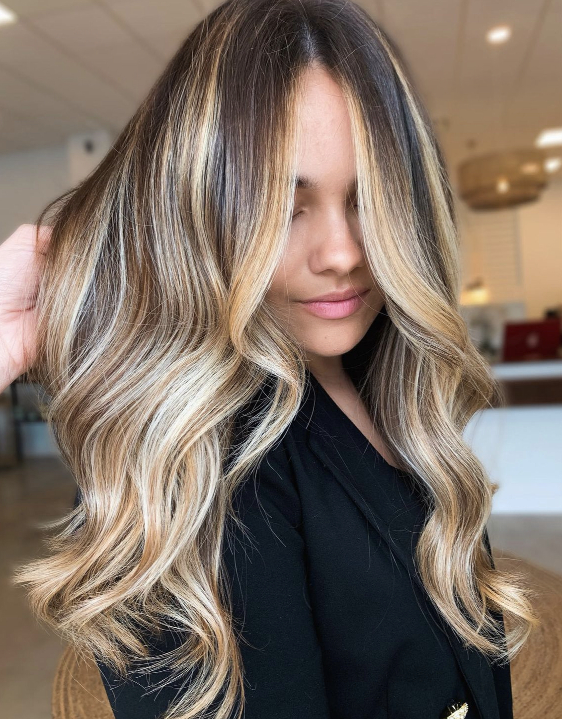 balayage brown