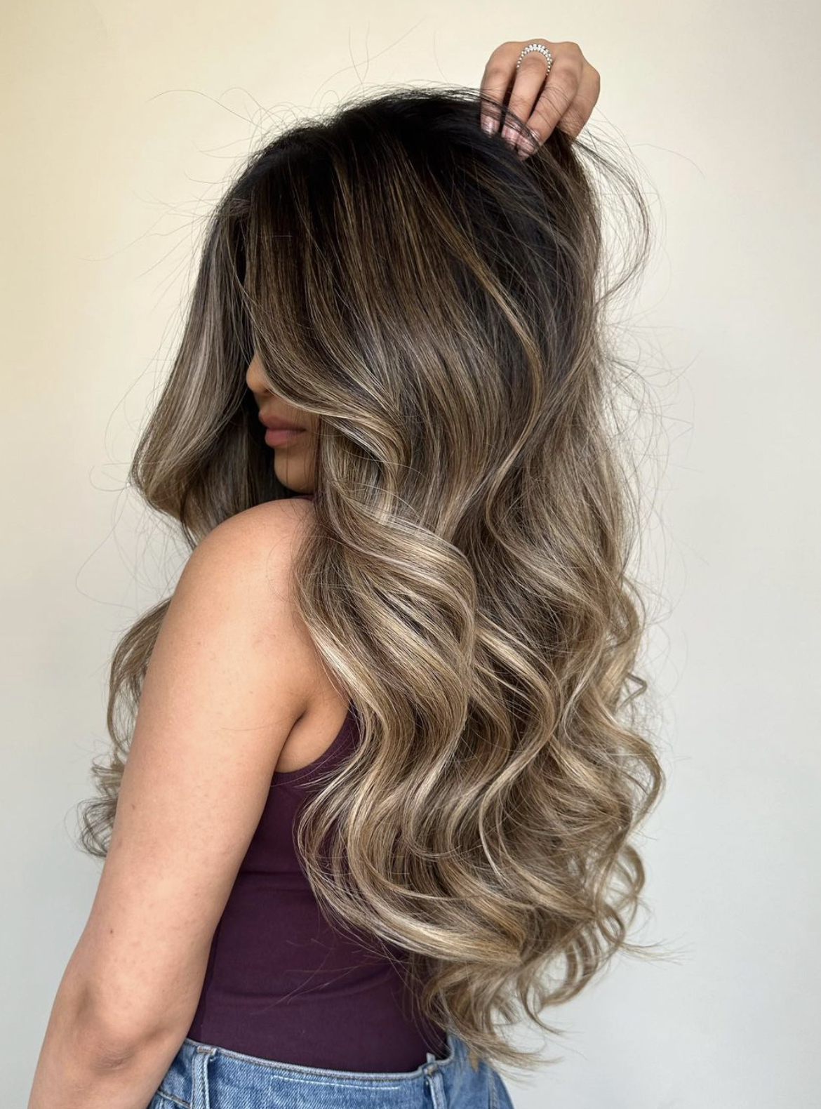 balayage brown hair