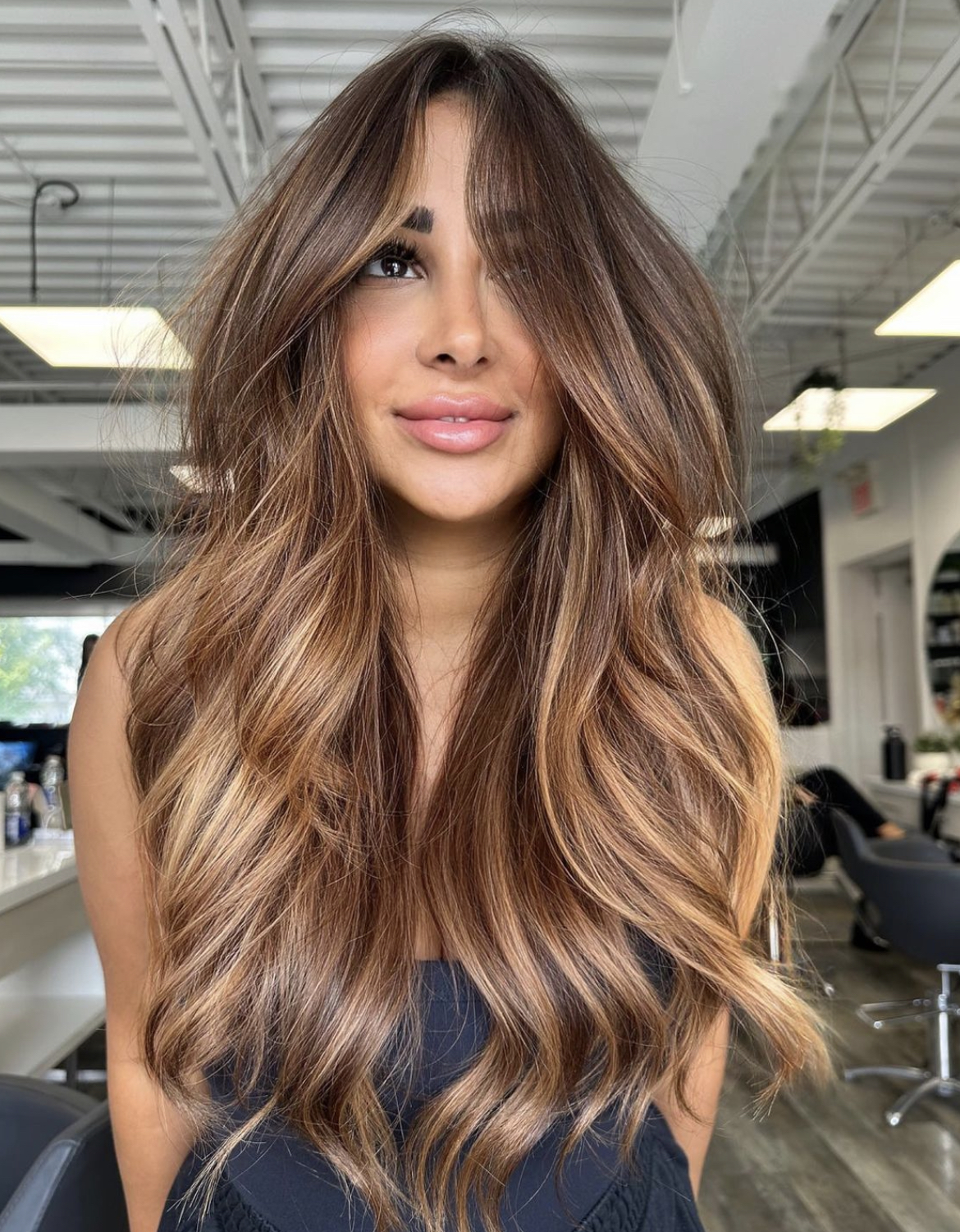 balayage brown hair