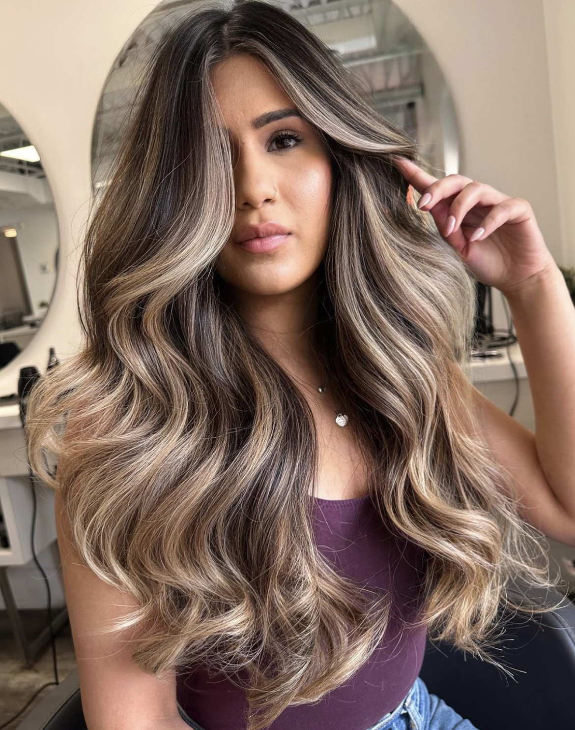 balayage brown hair