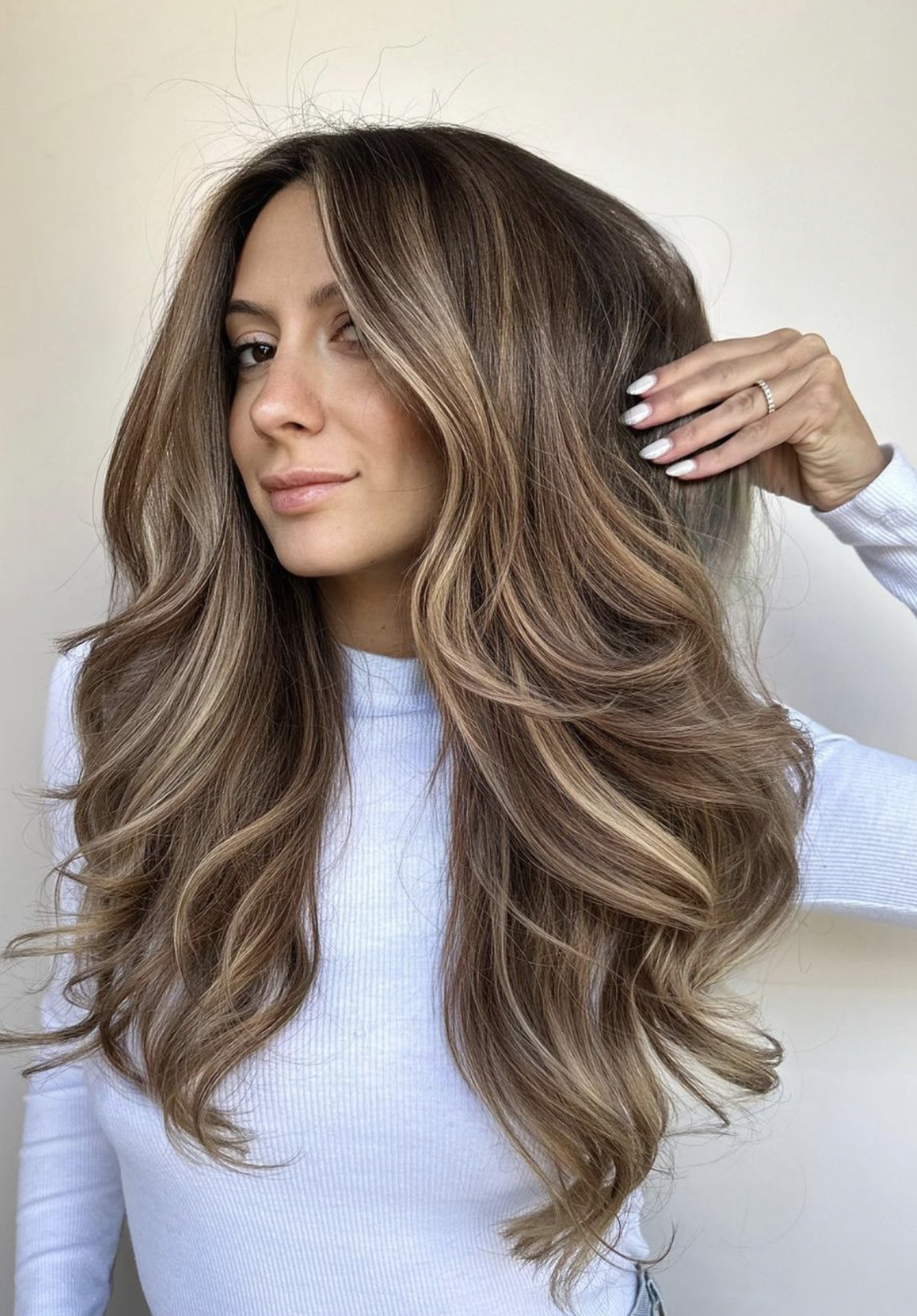 balayage brown hair